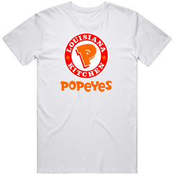 Popeyes Louisiana Kitchen Chicken Sandwich Fast Food Fan Retro Vintage Classic Food T Shirt Popeyes Louisiana Kitchen Chicken Sandwich Fast Food Fan Retro Vintage Classic Food T Shirt