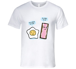 Scrumchums Bacon, Eggs Retro Vintage Classic Food T Shirt Scrumchums Bacon, Eggs Retro Vintage Classic Food T Shirt