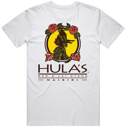 Hula's Bar & Lei Stand Honolulu Hawaii Top Restaurants Food Fan Lover Foodie Retro Vintage Classic Food T Shirt Hula's Bar & Lei Stand Honolulu Hawaii Top Restaurants Food Fan Lover Foodie Retro Vintage Classic Food T Shirt