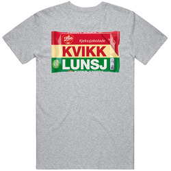 Kvikk Lunsj Chocolate Candy Bar Gift Cool Retro Vintage Classic Food T Shirt Kvikk Lunsj Chocolate Candy Bar Gift Cool Retro Vintage Classic Food T Shirt