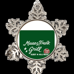 Musso And Frank Grill Restaurant Los Angeles Cool Christmas Holiday Ornament Retro Vintage Classic Food Holiday Ornament Musso And Frank Grill Restaurant Los Angeles Cool Christmas Holiday Ornament Retro Vintage Classic Food Holiday Ornament