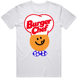 Burger Chef Retro Food Logo Retro Vintage Classic Food T Shirt Burger Chef Retro Food Logo Retro Vintage Classic Food T Shirt