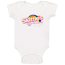 Skittles Candy Retro Vintage Classic Food Baby One Piece Skittles Candy Retro Vintage Classic Food Baby One Piece