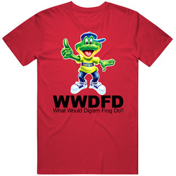 Wwdfd What Would Dig Em Frog Do Retro Vintage Classic Food T Shirt Wwdfd What Would Dig Em Frog Do Retro Vintage Classic Food T Shirt