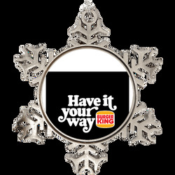 Have It Your Way Burger King Restaurant Snowflake Ornament Holiday Ornament Retro Vintage Classic Food Holiday Ornament Have It Your Way Burger King Restaurant Snowflake Ornament Holiday Ornament Retro Vintage Classic Food Holiday Ornament