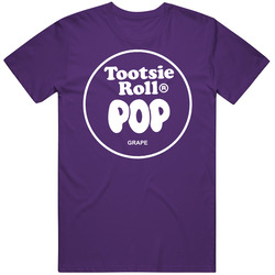 Tootsie Roll Pop Grape Retro Vintage Classic Food T Shirt Tootsie Roll Pop Grape Retro Vintage Classic Food T Shirt