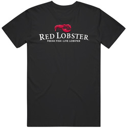 Red Lobster Logo Worn Look Retro Vintage Classic Food T Shirt Red Lobster Logo Worn Look Retro Vintage Classic Food T Shirt