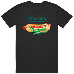 Nathans Hotdog Retro Vintage Classic Food T Shirt Nathans Hotdog Retro Vintage Classic Food T Shirt