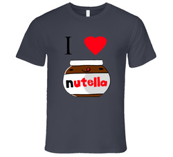 I Love Nutella Retro Vintage Classic Food T Shirt I Love Nutella Retro Vintage Classic Food T Shirt