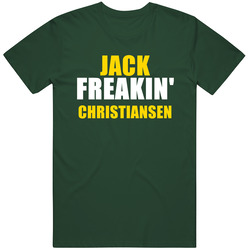 Jack Freakin Christiansen Detroit Hall Of Fame Sports Vintage Retro Forest Green T Shirt Jack Freakin Christiansen Detroit Hall Of Fame Sports Vintage Retro Forest Green T Shirt