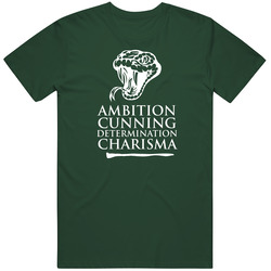 Cunning Ambition Vintage Retro Forest Green T Shirt Cunning Ambition Vintage Retro Forest Green T Shirt