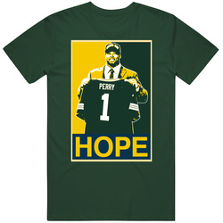 Green Bay Football Nick Perry Hope Vintage Retro Forest Green T Shirt Green Bay Football Nick Perry Hope Vintage Retro Forest Green T Shirt