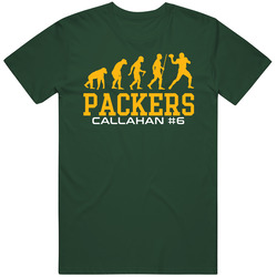 Evolution Joe Callahan Green Bay Football Team Fan Vintage Retro Forest Green T Shirt Evolution Joe Callahan Green Bay Football Team Fan Vintage Retro Forest Green T Shirt