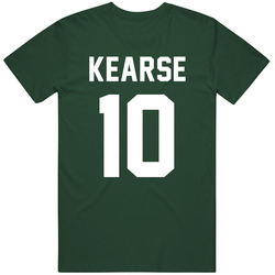 Jermaine Kearse # 10 Jersey Back New York J Football Team Fan For Green Vintage Retro Forest Green T Shirt Jermaine Kearse # 10 Jersey Back New York J Football Team Fan For Green Vintage Retro Forest Green T Shirt