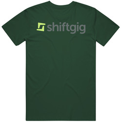 Shiftgig Website Title And Logo Row Vintage Retro Forest Green T Shirt Shiftgig Website Title And Logo Row Vintage Retro Forest Green T Shirt