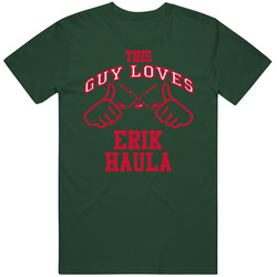 This Guy Loves Erik Haula Minnesota Hockey Player Sports Fan Vintage Retro Forest Green T Shirt This Guy Loves Erik Haula Minnesota Hockey Player Sports Fan Vintage Retro Forest Green T Shirt