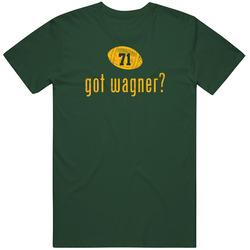 Rick Wagner Got Wagner Milk Parody Green Bay Football Fan Vintage Retro Forest Green T Shirt