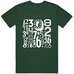 Digits Vintage Retro Forest Green T Shirt Digits Vintage Retro Forest Green T Shirt