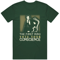 Rinos Think Vintage Retro Forest Green T Shirt Rinos Think Vintage Retro Forest Green T Shirt
