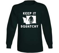 Keep It Squatchy Vintage Retro Forest Green Long Sleeve T Shirt Keep It Squatchy Vintage Retro Forest Green Long Sleeve T Shirt