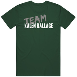 Team Kalen Ballage Miami Football Sports Fan Vintage Retro Forest Green T Shirt Team Kalen Ballage Miami Football Sports Fan Vintage Retro Forest Green T Shirt