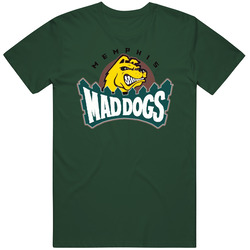 Mad Dog Green Vintage Retro Forest Green T Shirt Mad Dog Green Vintage Retro Forest Green T Shirt