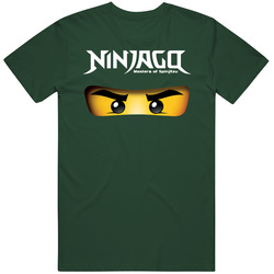 Ninjago Green Vintage Retro Forest Green T Shirt