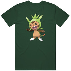 Chespin Pokemon Pig In Vintage Retro Forest Green T Shirt Chespin Pokemon Pig In Vintage Retro Forest Green T Shirt