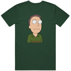 Jerry Smith Rick And Morty Tv Vintage Retro Forest Green T Shirt Jerry Smith Rick And Morty Tv Vintage Retro Forest Green T Shirt