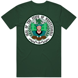 Wentzylvania Vintage Retro Forest Green T Shirt Wentzylvania Vintage Retro Forest Green T Shirt