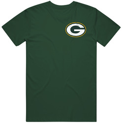Green Bay Packers Distressed Small Emblem Vintage Retro Forest Green T Shirt Green Bay Packers Distressed Small Emblem Vintage Retro Forest Green T Shirt
