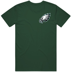 Philadelphia Eagles 2 Small Emblem Vintage Retro Forest Green T Shirt Philadelphia Eagles 2 Small Emblem Vintage Retro Forest Green T Shirt