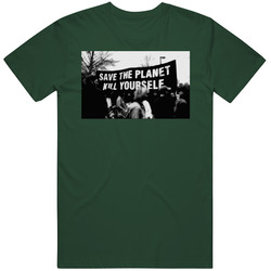 Save Green Vintage Retro Forest Green T Shirt Save Green Vintage Retro Forest Green T Shirt