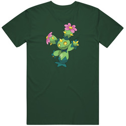 Maractus Pokemon Pig In Vintage Retro Forest Green T Shirt Maractus Pokemon Pig In Vintage Retro Forest Green T Shirt
