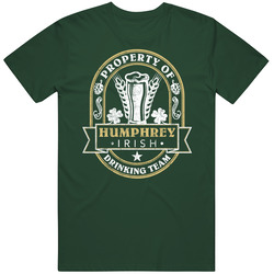 Humphrey Property Of Custom Irish Last Name Drinking Team St Patricks Day Vintage Retro Forest Green T Shirt Humphrey Property Of Custom Irish Last Name Drinking Team St Patricks Day Vintage Retro Forest Green T Shirt