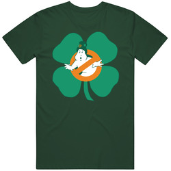 Ghostbusters St Patrick's Day Irish Shamrock Gift Vintage Retro Forest Green T Shirt Ghostbusters St Patrick's Day Irish Shamrock Gift Vintage Retro Forest Green T Shirt
