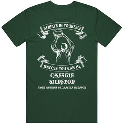 Always Be Yourself Cassius Winston Mi State Basketball Vintage Retro Forest Green T Shirt Always Be Yourself Cassius Winston Mi State Basketball Vintage Retro Forest Green T Shirt
