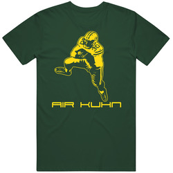 Air John Kuhn Green Bay Football Vintage Retro Forest Green T Shirt Air John Kuhn Green Bay Football Vintage Retro Forest Green T Shirt