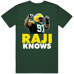 Bj Raji Green Bay Football Bo Know Style Vintage Retro Forest Green T Shirt Bj Raji Green Bay Football Bo Know Style Vintage Retro Forest Green T Shirt
