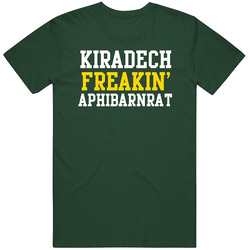 Kiradech Aphibarnrat Freakin' Null Funny Professional Golfer Fan Favorite Vintage Retro Forest Green T Shirt Kiradech Aphibarnrat Freakin' Null Funny Professional Golfer Fan Favorite Vintage Retro Forest Green T Shirt