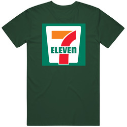 7-eleven Retail Vintage Retro Forest Green T Shirt 7-eleven Retail Vintage Retro Forest Green T Shirt