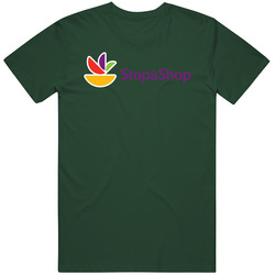 Stop & Shop Retail Pig In Vintage Retro Forest Green T Shirt Stop & Shop Retail Pig In Vintage Retro Forest Green T Shirt