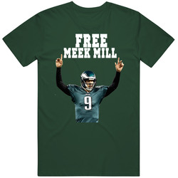 Free Meek Mill Nick Foles Philadelphia Eagles Funny Apparel Cheap Vintage Retro Forest Green T Shirt Free Meek Mill Nick Foles Philadelphia Eagles Funny Apparel Cheap Vintage Retro Forest Green T Shirt