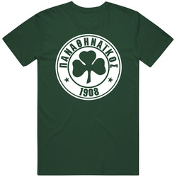 Panathinaikos Football Club Pao 1908 Logo Vintage Retro Forest Green T Shirt Panathinaikos Football Club Pao 1908 Logo Vintage Retro Forest Green T Shirt