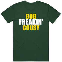 Bob Freakin Cousy Hall Of Fame Sports Vintage Retro Forest Green T Shirt Bob Freakin Cousy Hall Of Fame Sports Vintage Retro Forest Green T Shirt