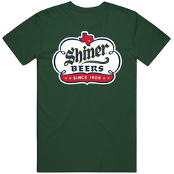 Shiner Beers Vintage Retro Forest Green T Shirt Shiner Beers Vintage Retro Forest Green T Shirt