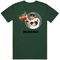 Big Dick Nick Philly Football Quarterback Fan Vintage Retro Forest Green T Shirt Big Dick Nick Philly Football Quarterback Fan Vintage Retro Forest Green T Shirt