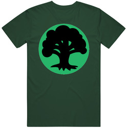 Magic The Gathering Green Mana Ccg Card Game Vintage Retro Forest Green T Shirt Magic The Gathering Green Mana Ccg Card Game Vintage Retro Forest Green T Shirt