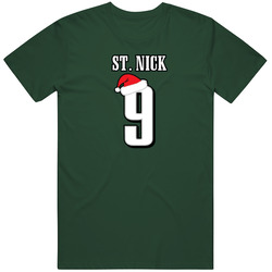 St Nick Philadelphia Superbowl Quartback Nick Foles Football Vintage Retro Forest Green T Shirt St Nick Philadelphia Superbowl Quartback Nick Foles Football Vintage Retro Forest Green T Shirt