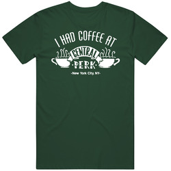 Friends Tv Show Central Perk Vintage Retro Forest Green T Shirt Friends Tv Show Central Perk Vintage Retro Forest Green T Shirt